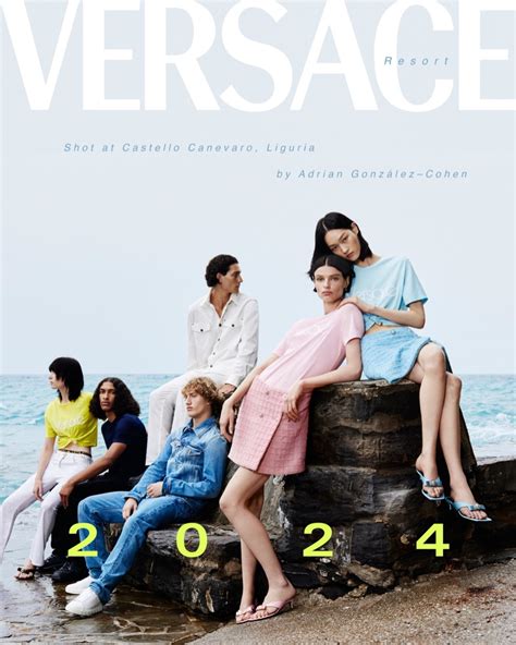 versace resort 2024 campaign